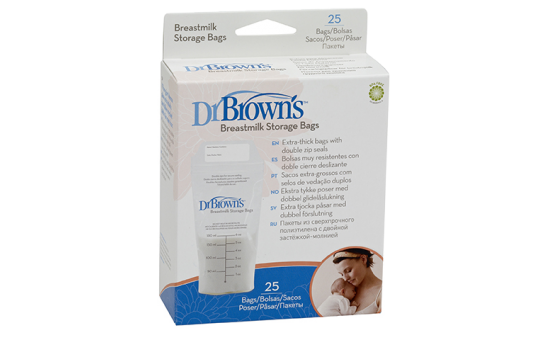 Пакеты для хранения грудного молока Dr.Brown's
